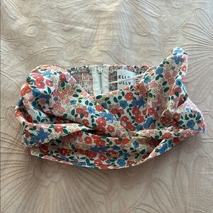 Hello Molly Floral Twist Crop Top